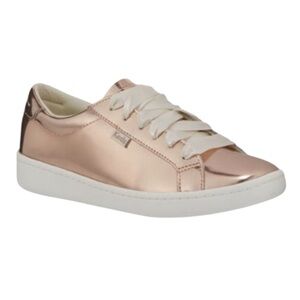 Keds ♡ kate spade new york ♡ Ace Leather Specchio Metallic Rose Gold